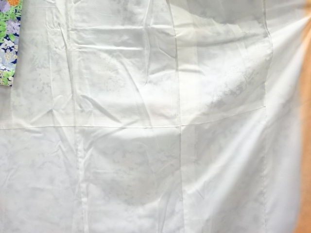  草花模様小紋着物